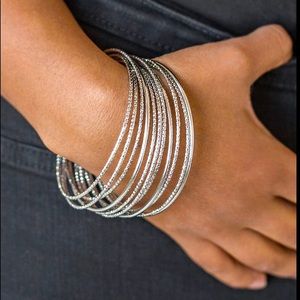 Silver Bangle Bracelet